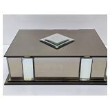 Very Cool Large Deco Mirrored Dresser Box