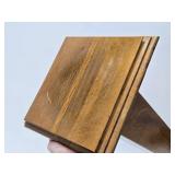 Vintage 1930's-40's era Deco Quartersawn Oak Pedestal Plant Stand - 35'