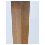 Vintage 1930's-40's era Deco Quartersawn Oak Pedestal Plant Stand - 35'