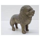 Antique Cast Iron Lion Bank