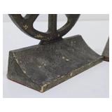 Vintage Peace Sign Bookend Set