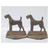 Vintage 1930's era PAL Art Deco Dog Bookends
