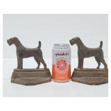 Vintage 1930's era PAL Art Deco Dog Bookends