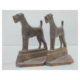 Vintage 1930's era PAL Art Deco Dog Bookends