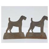 Vintage 1930's era PAL Art Deco Dog Bookends