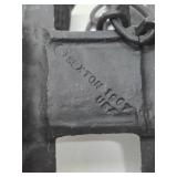 Vintage 1960's Cast Metal Gothic Hanging Candle Holder by Sexton