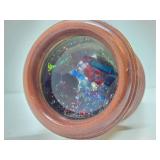 Larger Vintage Wood & Brass Kaleidoscope