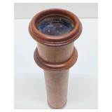 Larger Vintage Wood & Brass Kaleidoscope
