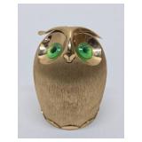 Signed Vintage Mid Century NAPIER Owl Coin Bank