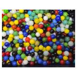 Large Jar Full of Vintage Marbles