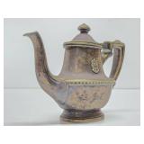 Antique Nickel Silver Coffee Pot