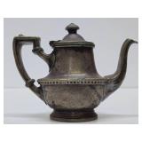 Antique Nickel Silver Coffee Pot