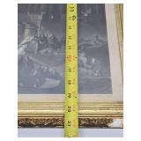 Early to Mid 19th Century Framed Lithograph - 'Belshazzar's Feast' by John Martin