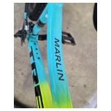 Trek Marlin Mountain Bike - Small Aluminum Frame, 3x7 Shimano, Disc Brakes, Turquoise-Lime