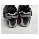 Bontrager inForm Road Cycling Shoes - Black/Gray with Red Accents, 3-Strap Velcro & Ratchet Closure