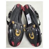 Bontrager inForm Road Cycling Shoes - Black/Gray with Red Accents, 3-Strap Velcro & Ratchet Closure