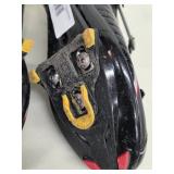 Bontrager inForm Road Cycling Shoes - Black/Gray with Red Accents, 3-Strap Velcro & Ratchet Closure