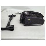 Topeak MTX Quick Track Trunk Bag - Black with Pump Attachment