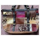 COACH Patchwork Leather Tote - Multi-Color Signature C Pattern