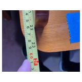 Desk - Vintage Wood Desk with Built-in Hutch & Cubby Storage