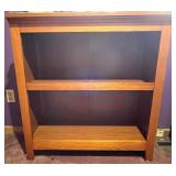 Bookcase - Oak Finish 3-Shelf - 32 in W x 33 in H