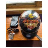 Harley-Davidson Flame Graphic Full-Face Motorcycle Helmet