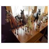 Plastic Model Horses - Assorted Figurines Collection