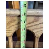 Wooden Shadow Box shelf with arched openings - Natural Finish