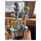 Barbie Wedding Day Collector Edition Figurine & Pastel Castle Baby Display - Assorted Vintage Figures