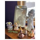 Barbie Wedding Day Collector Edition Figurine & Pastel Castle Baby Display - Assorted Vintage Figures