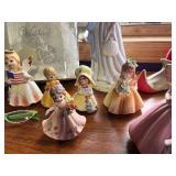 Barbie Wedding Day Collector Edition Figurine & Pastel Castle Baby Display - Assorted Vintage Figures