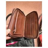 Studded Leather Handbag Set - Black & Red (Lot of 3)