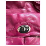 Franco Sarto Magenta Leather Handbag - Patchwork Tote - Wallet (Lot of 3)