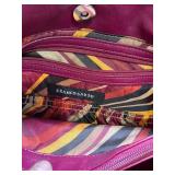 Franco Sarto Magenta Leather Handbag - Patchwork Tote - Wallet (Lot of 3)