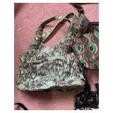 Handbags - Kensol Peacock Tote; Green Snakeskin; Zebra Print; Crocodile phone purse