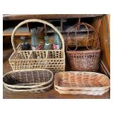 Wicker Baskets - Assorted 6 -Piece Set