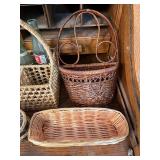 Wicker Baskets - Assorted 6 -Piece Set