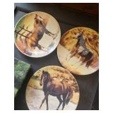 Horse Books & Decorative Plates Collection - Vintage Marguerite Henry Titles