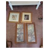 Framed Art Prints (Lot of 4)