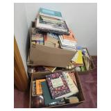 Assorted Books in Boxes - Hardcover & Paperback Titles Collection
