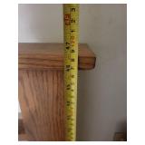 Bed Frame Oak Wood with Headboard & Footboard - Slat Design