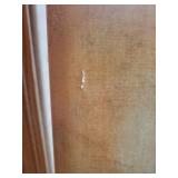 Abstract Painting on Canvas - Multicolor Block Composition with Reds & Blues