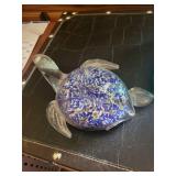 Nautical Decor Bundle: Wooden Anchor, Dark Anchor, Glass Sea Turtle, Green Sea Buoy & Seashells