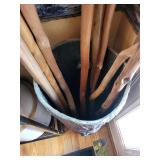 collection of wood Walking Canes