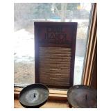 Vintage Wrought Iron Candlestick Holders - Scrollwork Candle Stands