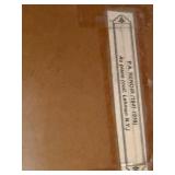 Framed Painting - Two Girls at Piano, Music Lesson Scene