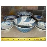 Liberty Blue Dishes - Vintage Blue & White (Lot of 6)