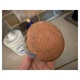 Wisconsin Homestead Canister Set With Blue Bottle Jug, Geometric Vase & Inspirational Plaque