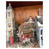 Department 56 Christmas Village Snow Village Original Snow Village & Home Town Series (Lot of 5)