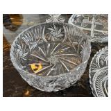 shelf inside Hutch - Mikasa Crystal Glassware Assorted Cut-Pattern Plates, Bowls & Pitcher